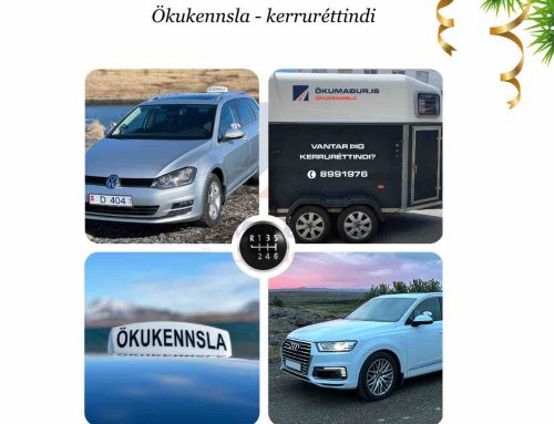 Gefðu ökutíma eða kerrupróf í jólagjöf